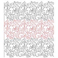 Swirling Jacobean Pano 001 Extended Bundle